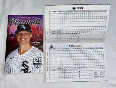 2025 Chicago White Sox Spring Training program Will Venable Cactus League MLB - Image 1 of 3