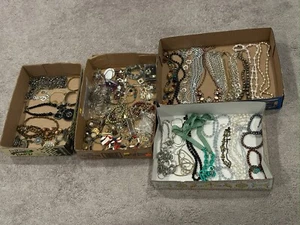 vintage to now costume jewelry lot Wearable Craft Lot9 - Picture 1 of 23