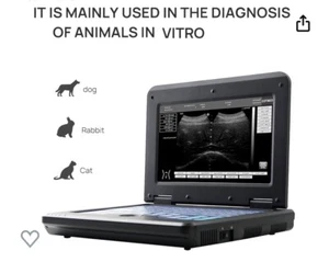 Vet Veterinary Ultrasound Scanner Portable Laptop Machine For Animal,convex - Picture 1 of 3