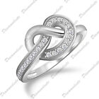 Infinity Heart Ring - Sterling Silver - Love Forever Or Bridesmaids Women Ring