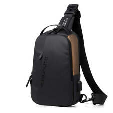 WEIXIER  X313 Men Chest Bag Crossbody Casual Small Bag Shoulder Bag External USB