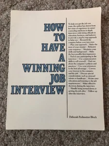 How to Have a Winning Job Interview by Deborah P. Bloch - Picture 1 of 2