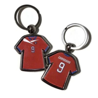 Chile La Roja soccer jersey Zamorano keychain party souvenirs (Can mix pcs) - Image 1 of 2