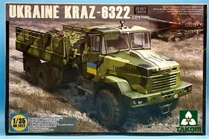 Takom 1/35 2022 Ukraine KRAZ-6322 Heavy Truck (late type) Brand New Kit - Picture 1 of 2