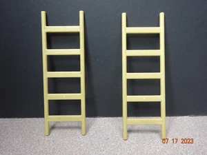 Lot of 2 Vintage 1974 Playmobil Geobra 5-Rung Ladder Toy Replacement Part Access - Picture 1 of 1