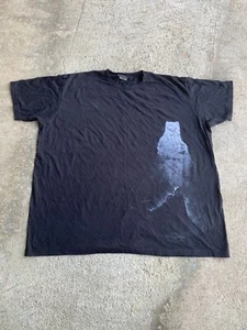 VINTAGE Batman Begins Shirt 2XL Black Movie Dark Knight Used - Picture 1 of 8