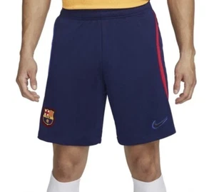 Nike Men's Dri-Fit FC Barcelona Strike Soccer Shorts Slim Fit DH7711-492 - Picture 1 of 12