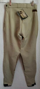 Pantalones de equitación ecuestre regulares Trainers Choice 24 caqui beige nuevos con etiquetas Klaud Krehan - Imagen 1 de 7