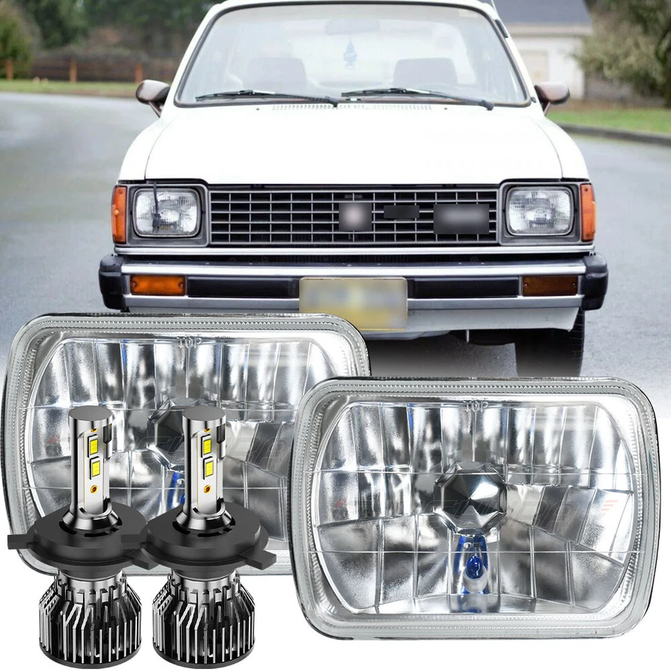 Par de faros LED 7x6 5x7 alto/bajo punto h6054 ajuste Isuzu Pickup I-Mark Foto 1 de 4