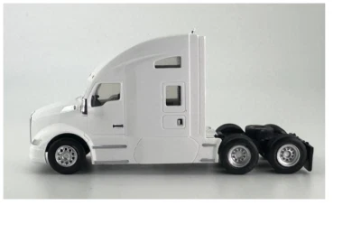 Mini plástico Kenworth T680 blanco para dormir 1/87 HO Logistics 68007 3,5" Foto 1 de 3