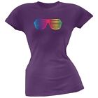 Shutter Shades Purple Soft Juniors T-Shirt