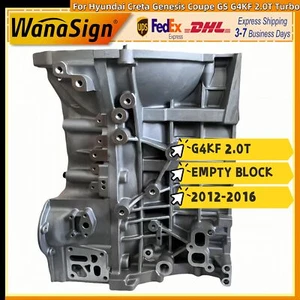 Motor de bloque corto para Hyundai Creta Genesis Coupé 12-16 GS G4KF 2.0T Turbo DOHC - Imagen 1 de 6