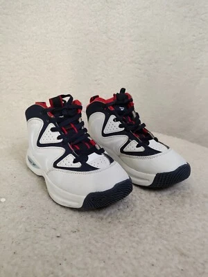 Zapatillas deportivas Reebok Galaxy 1 para niños 2K de cuero blanco con cordones de baloncesto activas Foto 1 de 4