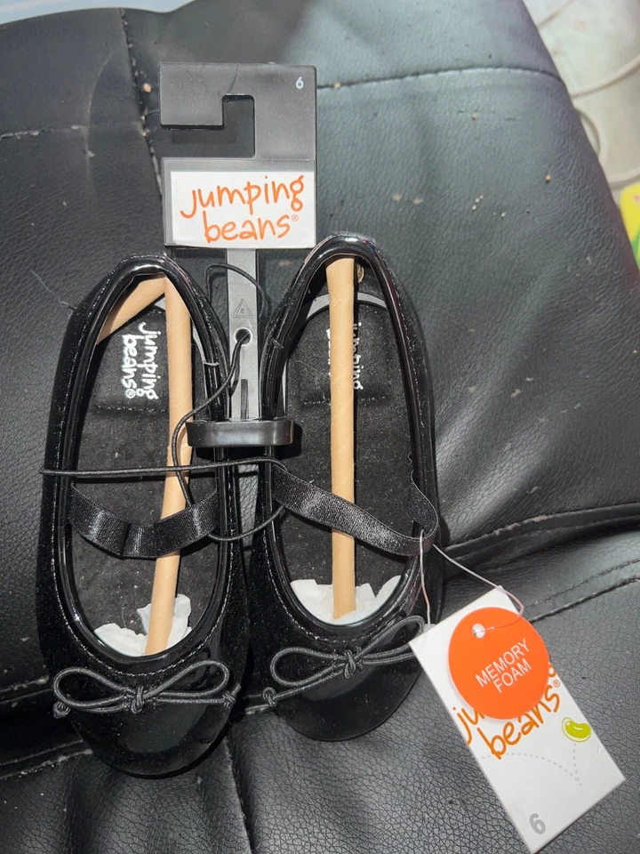 девочки ясельного возраста прыжки бобы черный платье туфли с памятью пены размер 6 - Изображение 1 из 2