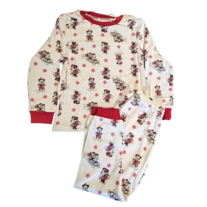 Minnie und Mickey weicher Fleece Unisex Kinder Schlafanzug - Kinder Nachtwäsche - Bild 1 von 5