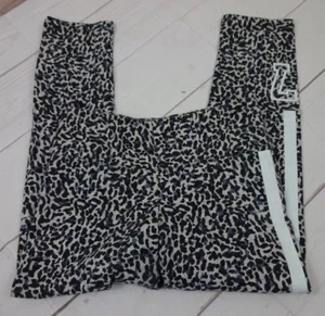 Live Love Dream Junior Größe 2 Leopardenmuster Baumwolle Polyester grau & schwarz Caprihose - Bild 1 von 3
