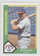 1990 CMC AAA Nashville Sounds Green Backs Donnie Scott #12