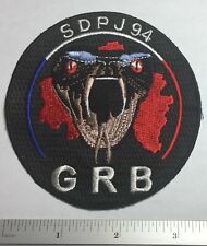 Vintage French France Police Patch, SDPJ94 GRB Mobile Bandit Repression Group