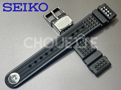 Genuine SEIKO 20mm Black Rubber Strap for MM300 SBDX017 / R02X011J0 (NO PINS) - Image 1 of 4