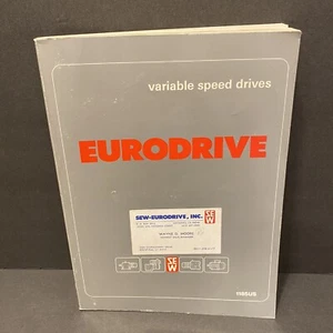 Eurodrive Variable Speed Drive Product Specs Catalog Manual 1185US - Picture 1 of 4