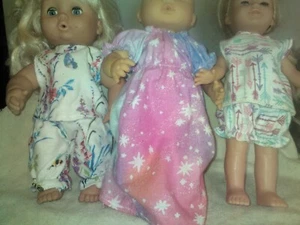 CLEARANCE SALE DOLL CLOTHES 2 SETS PAJAMAS INGHTGOWN FIT 10 11 12 INCH SET 6 - Picture 1 of 1
