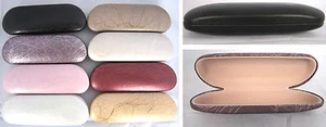 Metal Hard Reading Glasses Case Tree Rattan Pattern PVC Faux Leather Covered C16 - Picture 1 of 40