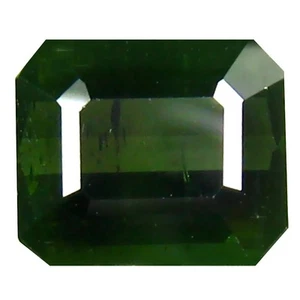 2,48 ct Atemberaubender Achteckschliff (9 x 7 mm) unbeheizter grüner Turmalin - Bild 1 von 1