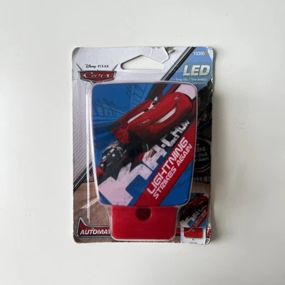 LED Night Light DISNEY Pixar Lightning McQueen CARS  Auto Night/Day - Image 1 of 2