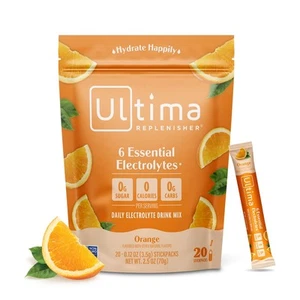 Daily Electrolyte Drink Mix – Orange, 20 Stickpacks – Hydration Packets with ... - Picture 1 of 7