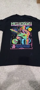 JIMI HENDRIX Northern California Folk Rock Festival T-Shirt Liquid Blue Sz M - Picture 1 of 5