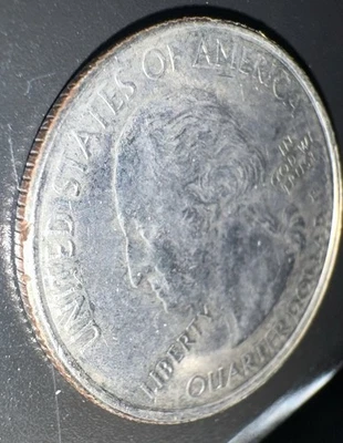 2016 P Harpers Ferry W V Washington Quarter Partial Tilted Collar  Error A-167 - Image 1 of 4