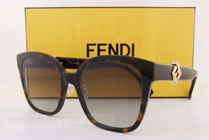Brand New FENDI Sunglasses FE 40186F 52P Tortoise/Grey - Picture 1 of 7