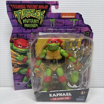 Figura Raphael The Angry One Teenage Mutant Ninja Turtles Mutant Mayhem 5" Nueva en Paquete Foto 1 de 4