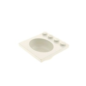 1x Lego Sink 4x4 Cream White Dollhouse Closet Belville 5895 6195