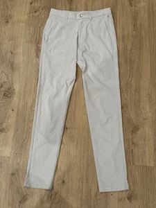 Lululemon Commission Slim Pants Mens 30x32 Light Gray Stretch - Picture 1 of 9