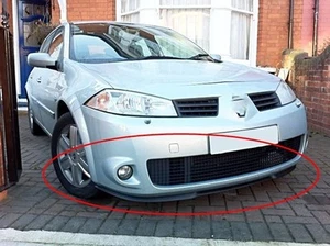 Labio divisor de parachoques delantero Cupra R para Renault Megane 2 - Imagen 1 de 4