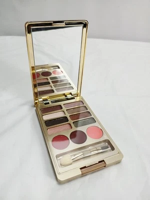 NEW Estee Lauder Pure Color Eye Shadow & Blush Gold Tone/Snap Shut Palette #AB1 - Image 1 of 4