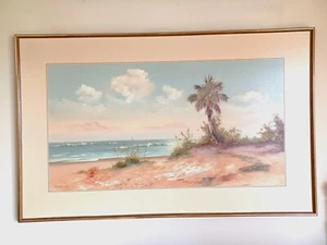 HERMAN BIEMANN (Vero Beach Scene) 30 x 40 inches - Picture 1 of 7