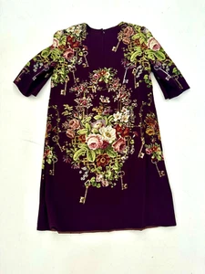 Dolce Gabbana Key and Roses dress in excellent condition IT 46 Retail $1300 - Picture 1 of 5