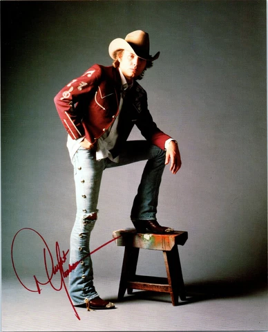 Dwight Yoakam Country Singer "Honky Tonk Man" Autograph Signed Photograph Photo Cover