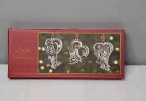 Lenox Silver Angels Ornaments 3er Set American By Design Neu OVP - Bild 1 von 2