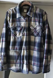 O'Neill Damen Super Fleece Zuma LARGE blau/weiß Flanell gebraucht, in einwandfreiem Zustand - Bild 1 von 2