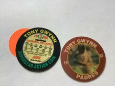 Baseball Score 1992 Slurpee 7-11 Superstar Action Coin Disc TONY GWYNN