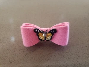 Susan Lanci Butterfly Dog Hair Bow XS - Picture 1 of 2