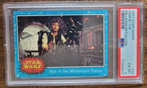 1977 Topps Star Wars Han Solo in the Millennium Falcon Ford Rookie Card 30 PSA 6 - Bild 1 von 1