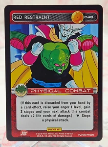 DBZ Dragon Ball Z TCG Red Restraint C48 Panini Heroes & Villains - NM - Picture 1 of 2