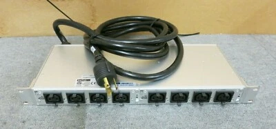 BayTech MMP101 Horizontal Rackmount 8xC13 Outlets 1U Modular Switch NEMA PDU  - Image 1 of 4