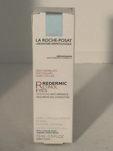 La Roche-Posay Redermic R Retinol Eyes Intensive Anti-Wrinkle Eye Cream 0.5oz - Picture 1 of 5