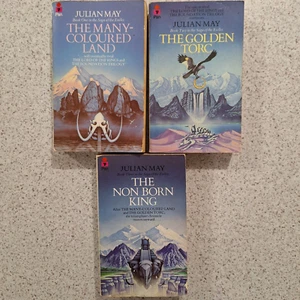 Julian May Saga of Exiles Small Paperback Books Non Born King, Golden Torc. Pan - Picture 1 of 7