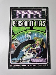 TransHuman Space: Personnel Files, GURPS, Steve Jackson Games, VGC - Foto 1 di 12